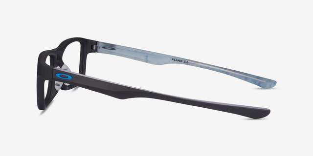 Oakley Plank 2.0 Satin Black PlasticEyeglass Frames from EyeBuyDirect, Side View