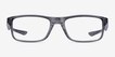 Oakley Plank 2.0 Polished Gray Smoke PlasticEyeglass Frames from EyeBuyDirect, Front View