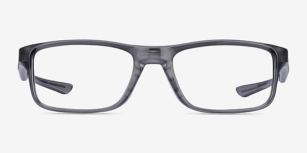 Oakley Plank 2.0 Polished Gray Smoke Plastic Eyeglass Frames