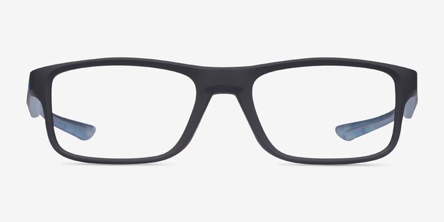 Oakley Plank 2.0 Satin Black PlasticEyeglass Frames from EyeBuyDirect, Front View