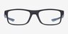 Oakley Plank 2.0 Satin Black PlasticEyeglass Frames from EyeBuyDirect, Front View