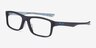 Oakley Plank 2.0 Satin Black PlasticEyeglass Frames from EyeBuyDirect, Angle View