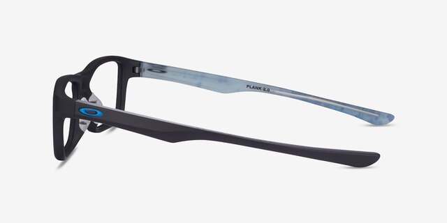Oakley Plank 2.0 Satin Black PlasticEyeglass Frames from EyeBuyDirect, Side View