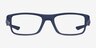 Oakley Plank 2.0 Universal Blue PlastiqueMontures de lunettes de vue d'EyeBuyDirect, Vue de Face
