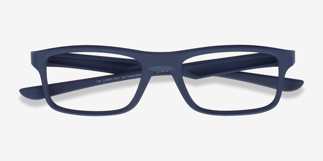 Oakley Plank 2.0 Universal Blue PlastiqueMontures de lunettes de vue d'EyeBuyDirect, Vue Rapprochée