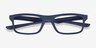 Oakley Plank 2.0 Universal Blue PlastiqueMontures de lunettes de vue d'EyeBuyDirect, Vue Rapprochée