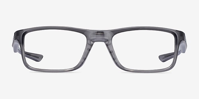 Oakley Plank 2.0 Polished Gray Smoke Plastic Eyeglass Frames from EyeBuyDirect