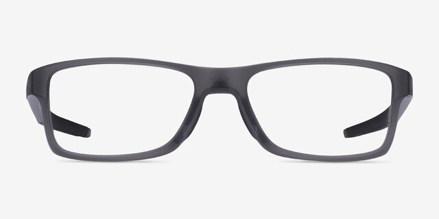 Oakley Chamfer MNP Gris PlastiqueMontures de lunettes de vue d'EyeBuyDirect, Vue de Face