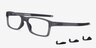 Oakley Chamfer MNP Gris PlastiqueMontures de lunettes de vue d'EyeBuyDirect, Vue d'Angle
