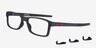 Oakley Chamfer MNP Noir PlastiqueMontures de lunettes de vue d'EyeBuyDirect, Vue d'Angle