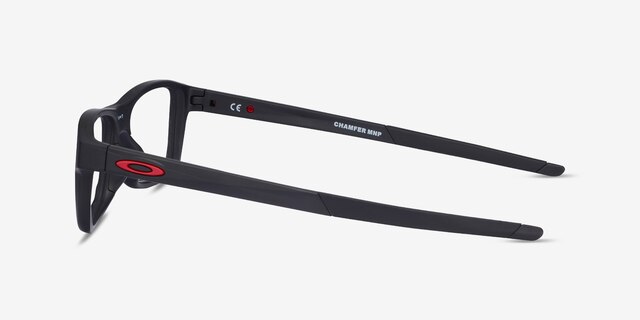 Oakley Chamfer MNP Noir PlastiqueMontures de lunettes de vue d'EyeBuyDirect, Vue de Côté