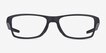 Oakley Chamfer MNP Black PlasticEyeglass Frames from EyeBuyDirect, Front View