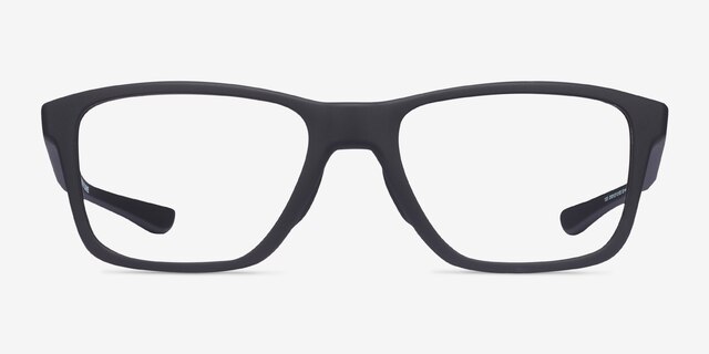 Oakley Trim Plane Satin Black PlasticEyeglass Frames from EyeBuyDirect, Front View