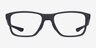 Oakley Trim Plane Satin Black PlasticEyeglass Frames from EyeBuyDirect, Front View