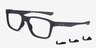 Oakley Trim Plane Satin Black PlasticEyeglass Frames from EyeBuyDirect, Angle View