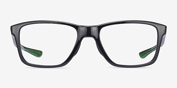 Oakley Trim Plane Polished Black Plastic Eyeglass Frames