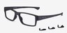 Oakley Airdrop Mnp Satin Black PlasticEyeglass Frames from EyeBuyDirect, Angle View