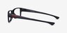 Oakley Airdrop Mnp Polished Black PlasticEyeglass Frames from EyeBuyDirect, Side View