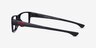 Oakley Airdrop Mnp Polished Black PlastiqueMontures de lunettes de vue d'EyeBuyDirect, Vue de Côté