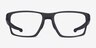 Oakley Litebeam Satin Black PlasticEyeglass Frames from EyeBuyDirect, Front View