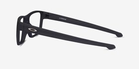 Oakley Litebeam Satin Black Plastique Montures de lunettes de vue d'EyeBuyDirect, Vue de Côté