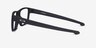 Oakley Litebeam Satin Black PlasticEyeglass Frames from EyeBuyDirect, Side View