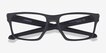 Oakley Litebeam Satin Black PlasticEyeglass Frames from EyeBuyDirect, Closed View