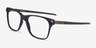 Oakley Apparition Satin Gray Smoke PlastiqueMontures de lunettes de vue d'EyeBuyDirect, Vue d'Angle