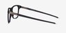 Oakley Apparition Satin Gray Smoke PlastiqueMontures de lunettes de vue d'EyeBuyDirect, Vue de Côté