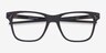 Oakley Apparition Satin Gray Smoke PlastiqueMontures de lunettes de vue d'EyeBuyDirect, Vue Rapprochée