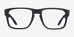 Oakley Holbrook RX Satin Black PlasticEyeglass Frames from EyeBuyDirect, Front View