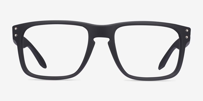 Oakley Holbrook Rx Black Plastic Eyeglass Frames from EyeBuyDirect