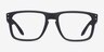 Oakley Holbrook Rx Black PlasticEyeglass Frames from EyeBuyDirect, Front View
