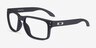 Oakley Holbrook Rx Black PlasticEyeglass Frames from EyeBuyDirect, Angle View