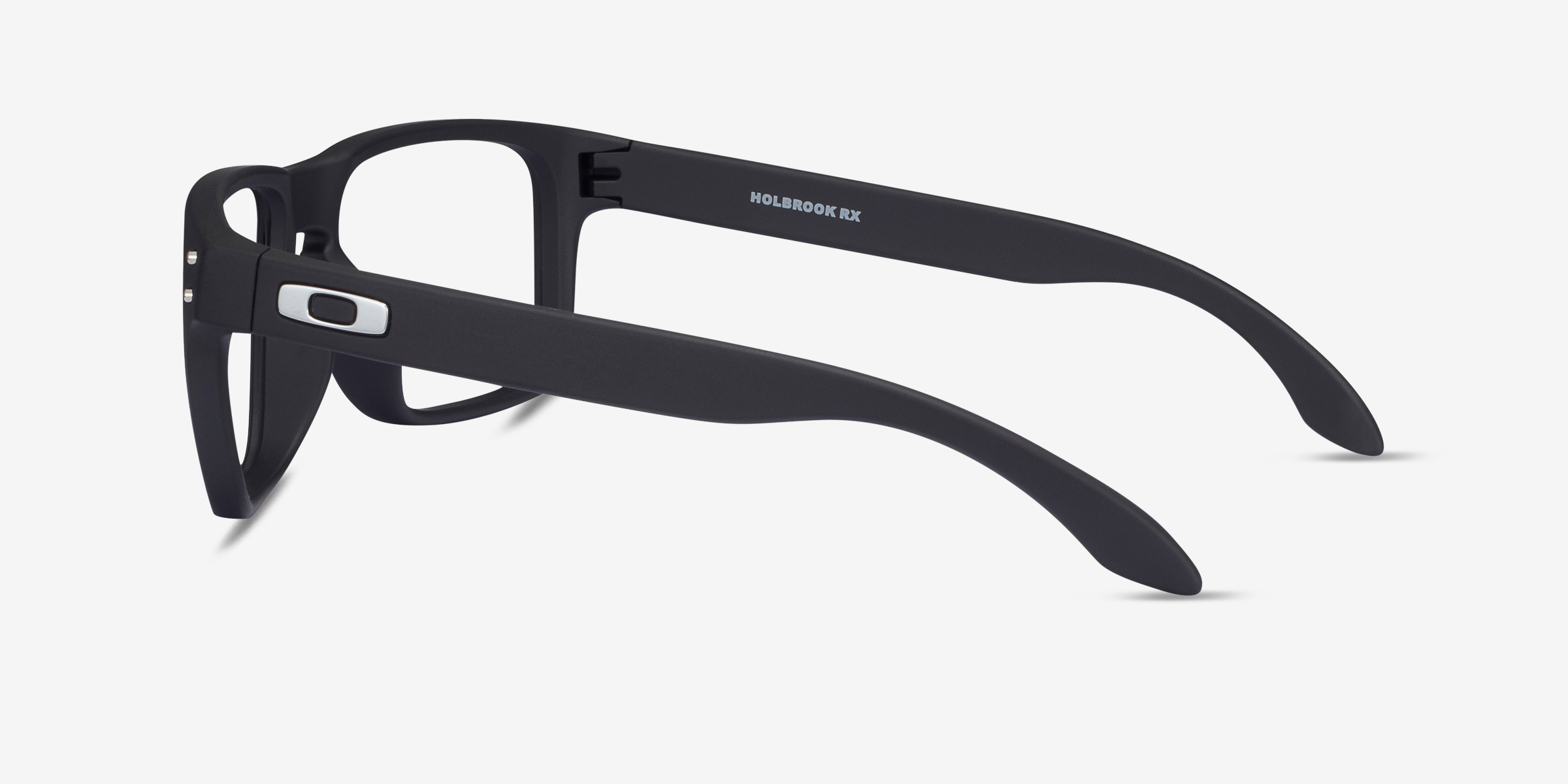 Oakley Holbrook Rx - Rectangle Black Frame Glasses For Men | Eyebuydirect