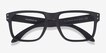 Oakley Holbrook RX Satin Black PlasticEyeglass Frames from EyeBuyDirect, Closed View