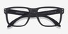 Oakley Holbrook Rx Black PlasticEyeglass Frames from EyeBuyDirect, Closed View