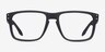 Oakley Holbrook Rx Satin Black PlasticEyeglass Frames from EyeBuyDirect, Front View