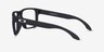 Oakley Holbrook Rx Satin Black PlasticEyeglass Frames from EyeBuyDirect, Side View