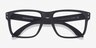 Oakley Holbrook Rx Satin Black PlasticEyeglass Frames from EyeBuyDirect, Closed View
