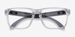 Oakley Holbrook RX Polished Clear PlasticEyeglass Frames from EyeBuyDirect, Closed View