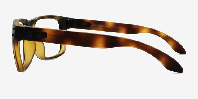 Oakley Holbrook Rx Tortoise PlasticEyeglass Frames from EyeBuyDirect, Side View