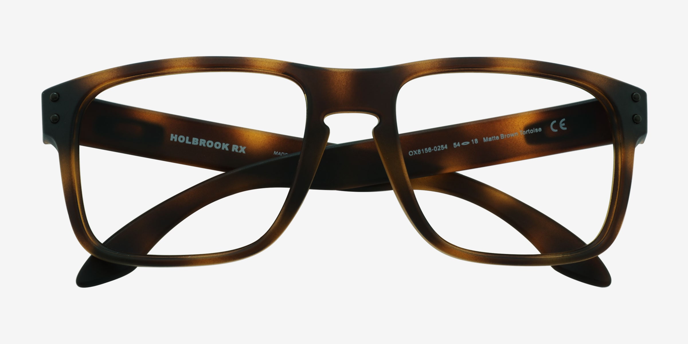 Oakley Holbrook Rx - Rectangle Tortoise Frame Eyeglasses