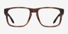 Oakley Holbrook Rx Matte Brown Tortoise PlasticEyeglass Frames from EyeBuyDirect, Front View
