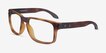 Oakley Holbrook RX Matte Brown Tortoise PlasticEyeglass Frames from EyeBuyDirect, Angle View