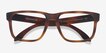 Oakley Holbrook RX Matte Brown Tortoise PlasticEyeglass Frames from EyeBuyDirect, Closed View