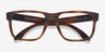 Oakley Holbrook Rx Matte Brown Tortoise PlasticEyeglass Frames from EyeBuyDirect, Closed View