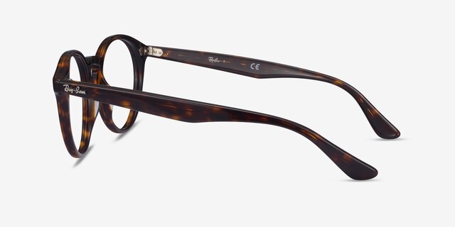 Ray-Ban RB2180V Écailles AcétateMontures de lunettes de vue d'EyeBuyDirect, Vue de Côté