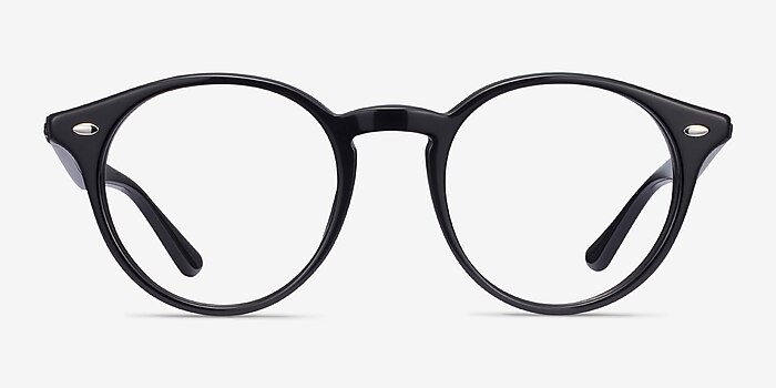 Ray-Ban RB2180V Black Acetate Eyeglass Frames from EyeBuyDirect