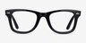 Ray-Ban RB4340V Wayfarer Black PlasticEyeglass Frames from EyeBuyDirect, Front View